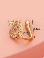 Zircon Crown Nose Ring - All About Eg